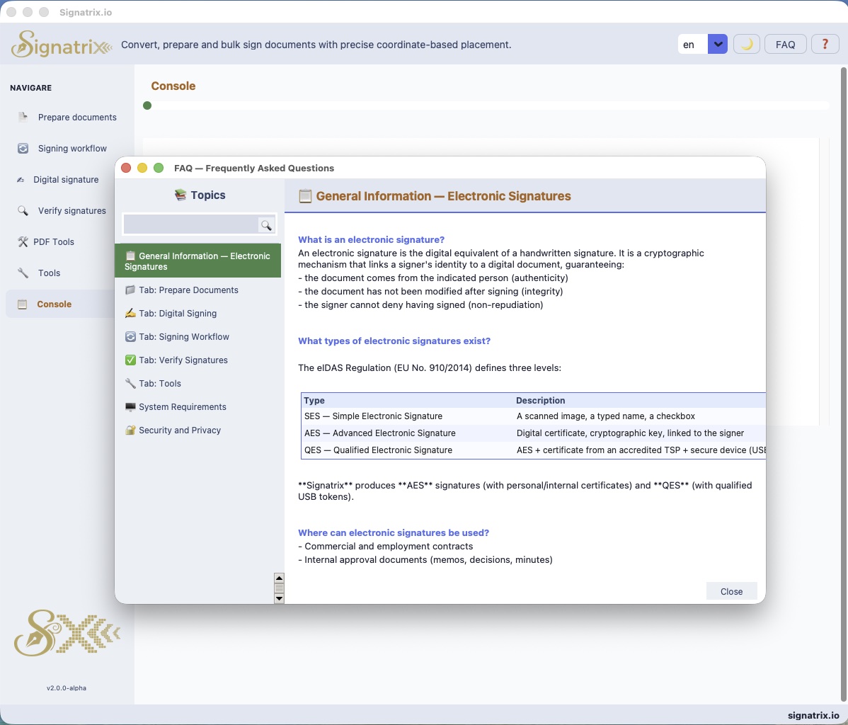 XignAll — FAQ light